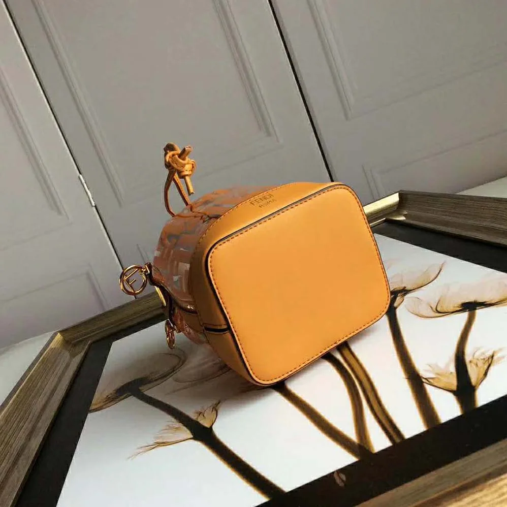 Fendi MON TRESOR PU Mini-Bag for Women in Orange Fendi MON TRESOR PU Mini-Bag for Women in Orange