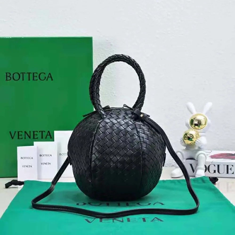 Bottega Veneta Mava Top Handle Bag for Women in Black Bottega Veneta Mava Top Handle Bag for Women in Black