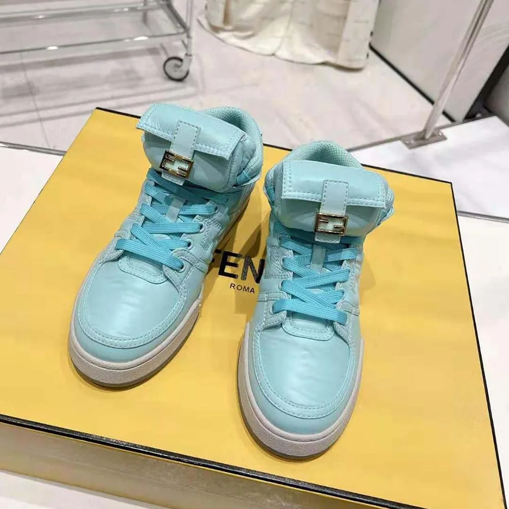 Fendi Match Turquoise Nylon High for Unisex in Tops Fendi Match Turquoise Nylon High for Unisex in Tops
