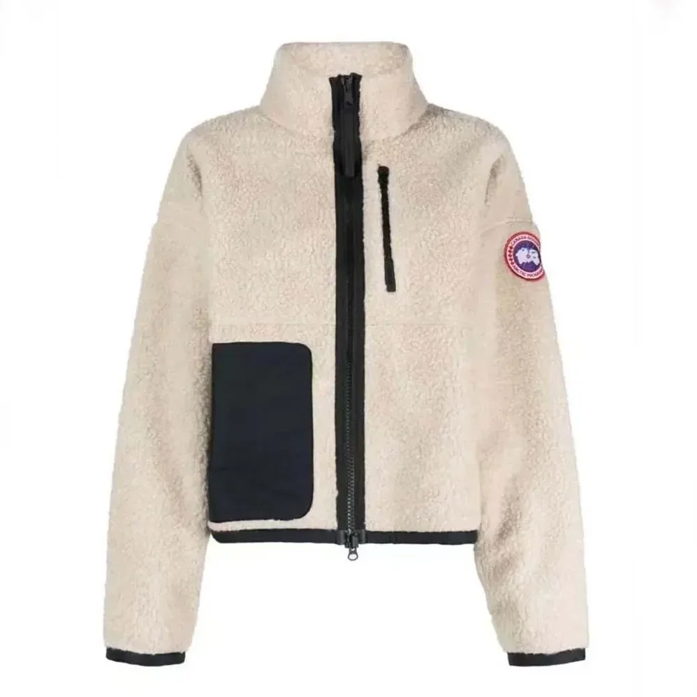 Canada Goose Beige Simcoe Fleece Jacket for Women