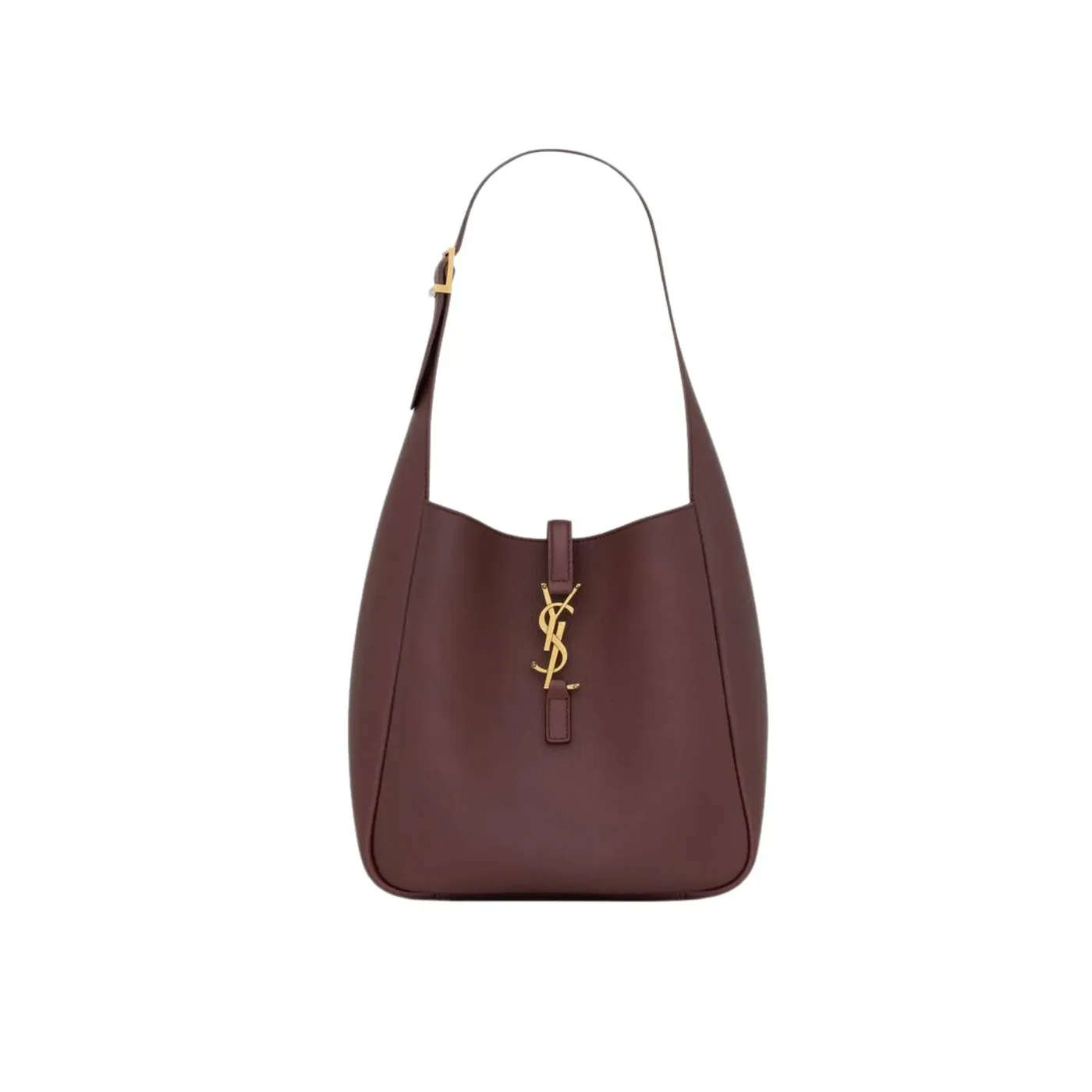 Yves Saint Laurent Small Le 5 A 7 Supple Shoulder Rouge Legion Bag - 9 Inches/ Yves Saint Laurent Small Le 5 A 7 Supple Shoulder Rouge Legion Bag - 9 Inches/