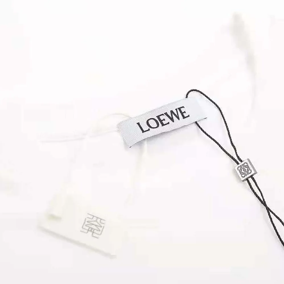 Loewe Anagram T-shirt in Cotton for Men in White Loewe Anagram T-shirt in Cotton for Men in White