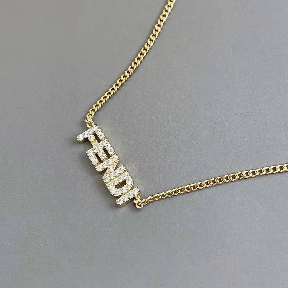 Fendi Signature Necklace Gold for Women in Colored Fendi Signature Necklace Gold for Women in Colored