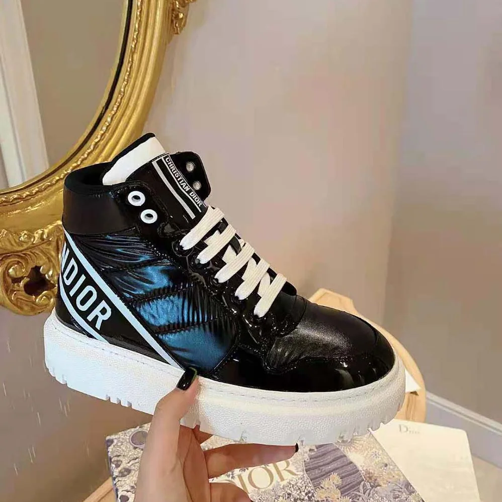 Dior D-Player Sneaker Black Quilted Nylon for Unisex