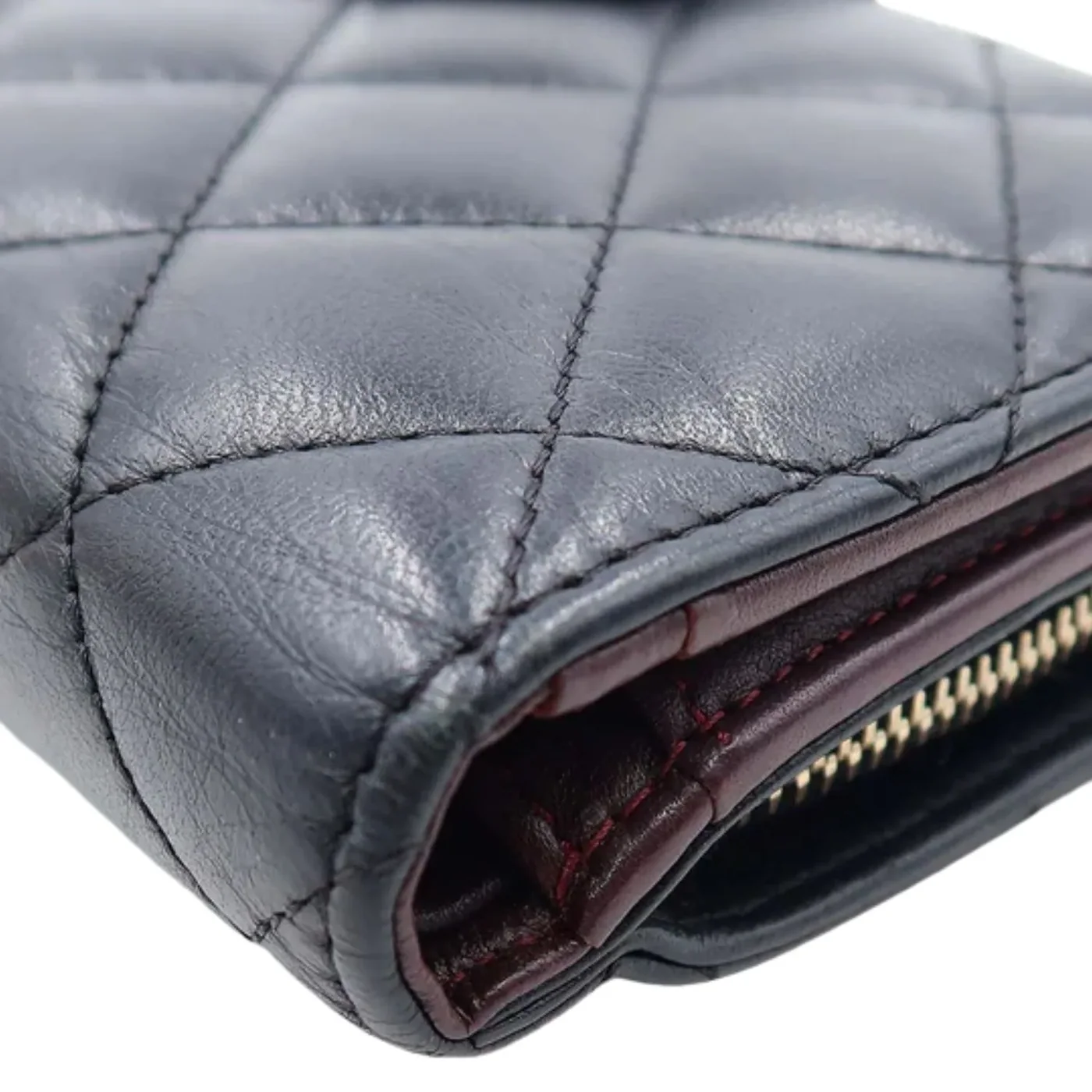 Chanel CC Lambskin Wallet Gold Hardware Black / Chanel CC Lambskin Wallet Gold Hardware Black /