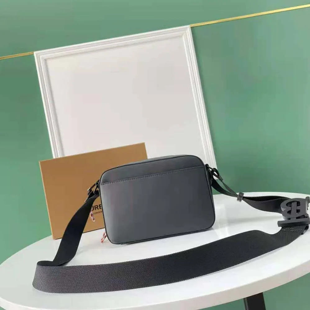 Burberry Horseferry Print Nylon Crossbody Bag for Men in Black
