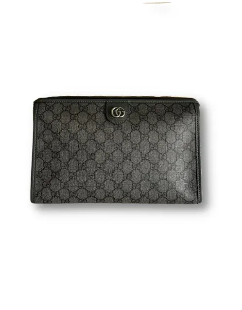 Ophidia GG Toiletry Case Supreme Canvas Grey / Ophidia GG Toiletry Case Supreme Canvas Grey /