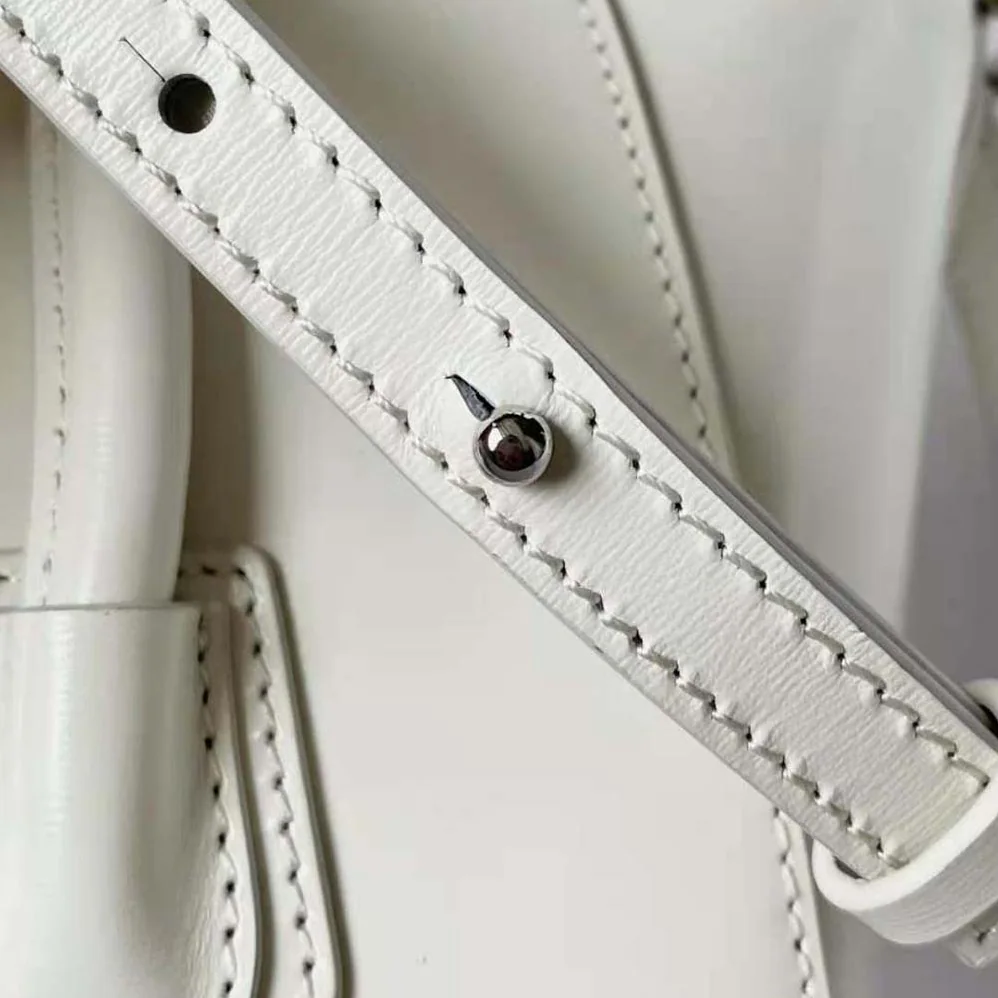 Givenchy Mini Antigona Lock Bag in Box Leather for Women in White Givenchy Mini Antigona Lock Bag in Box Leather for Women in White