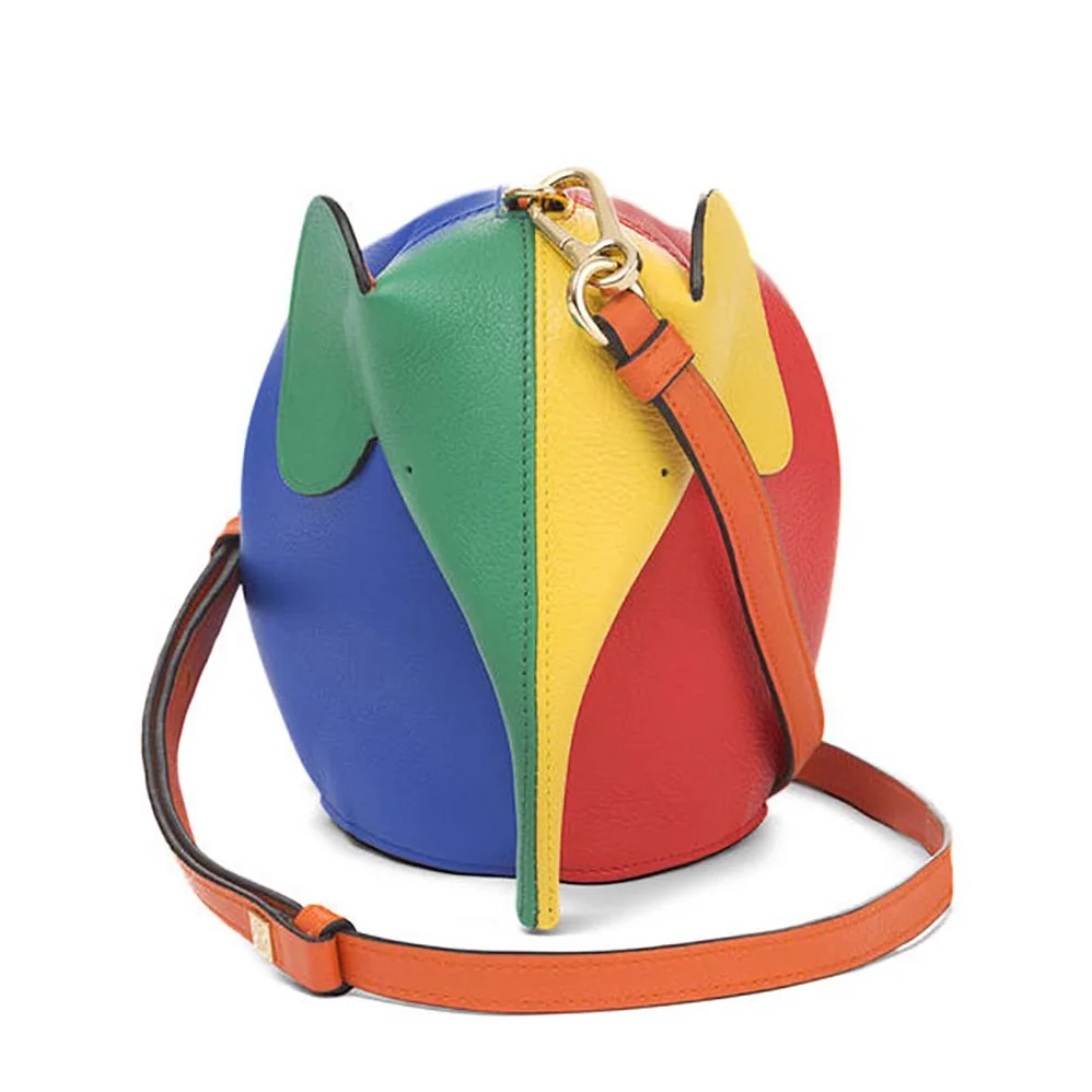 Loewe Elephant Rainbow Mini Bag Multicolor Orange for Women Loewe Elephant Rainbow Mini Bag Multicolor Orange for Women
