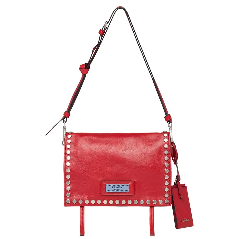 Prada Prada Etiquette Bag for Women in Red Prada Prada Etiquette Bag for Women in Red