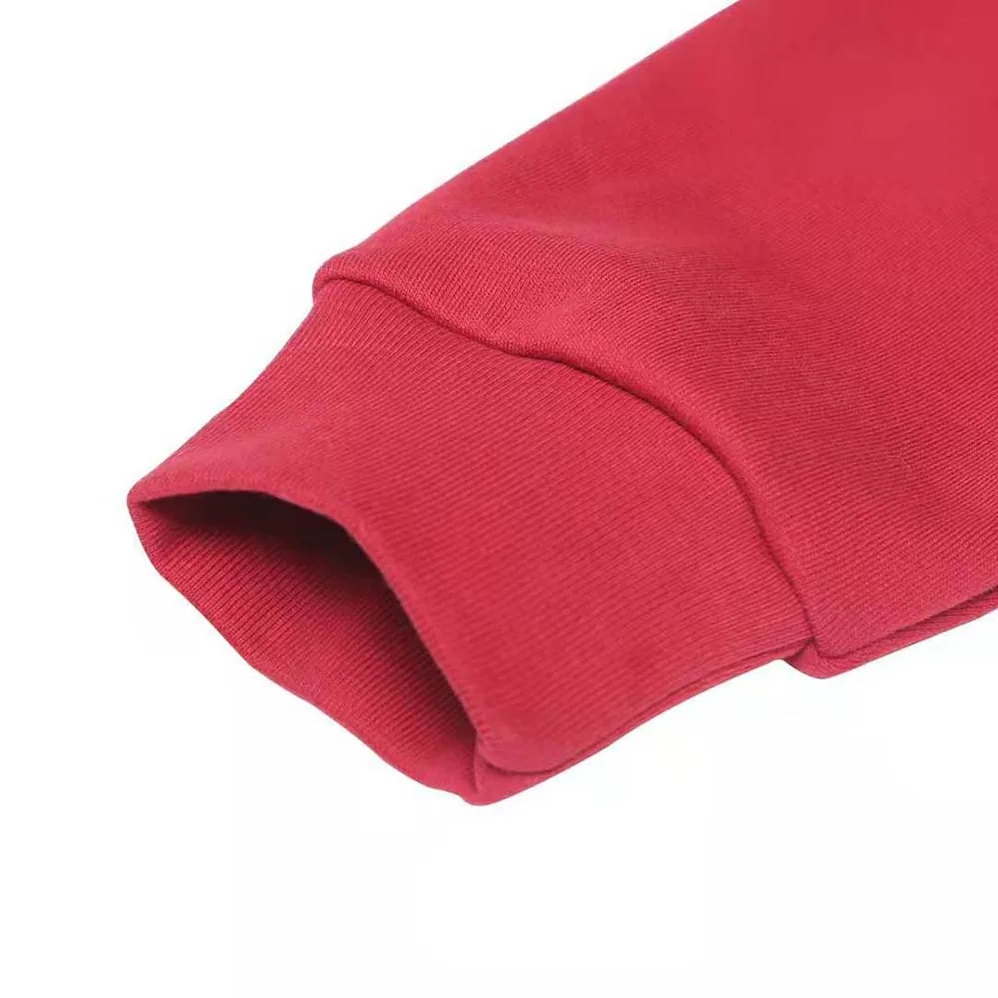 Celine Loose Celine Sweatshirt in Cotton Fleece for Women in Red Celine Loose Celine Sweatshirt in Cotton Fleece for Women in Red