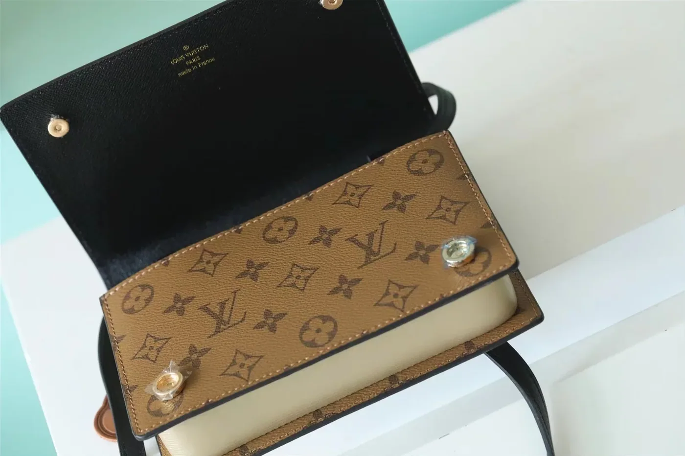 Louis Vuitton LV Book Chain Wallet Brown / Louis Vuitton LV Book Chain Wallet Brown /