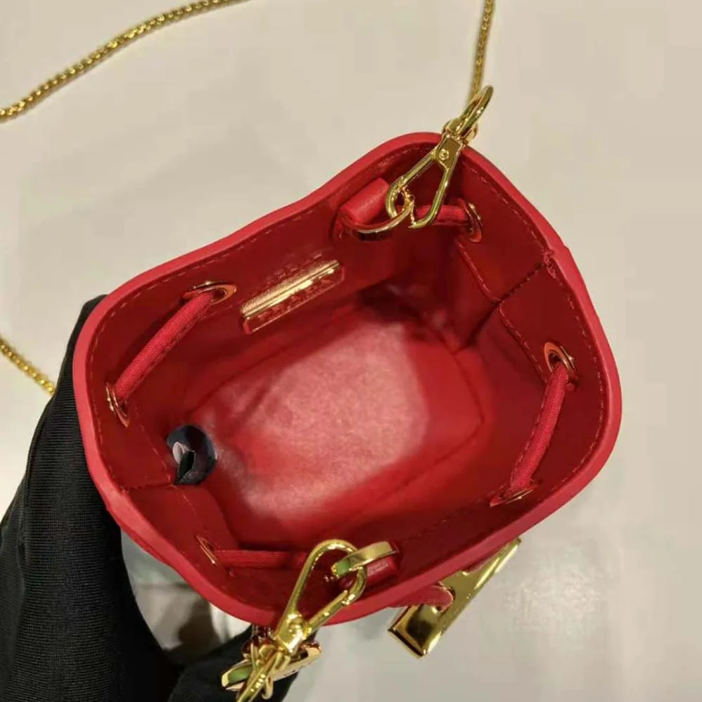 Prada Patent Leather Mini-pouch for Women in Red