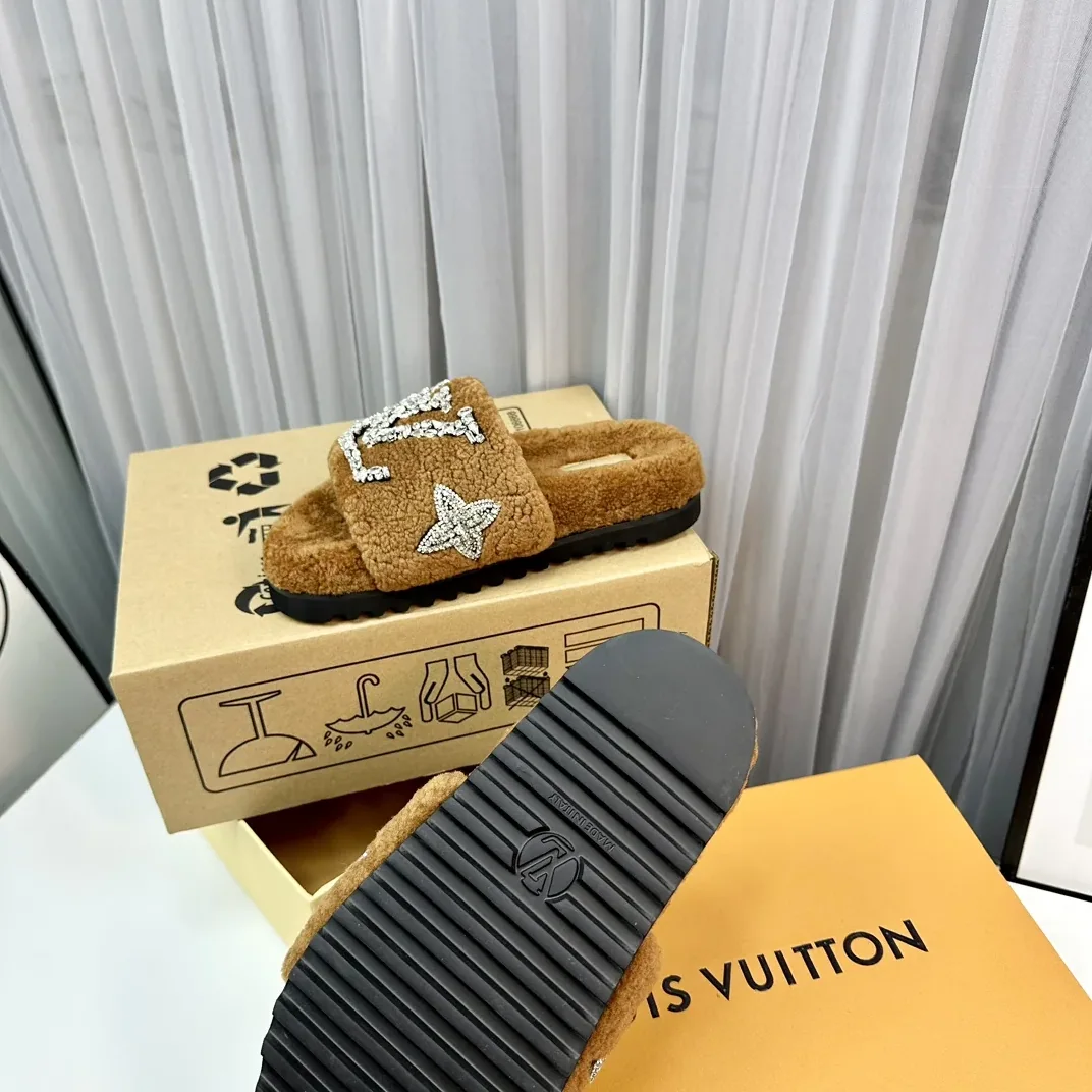 Louis Vuitton Paseo Flat Comfort Mule Brown