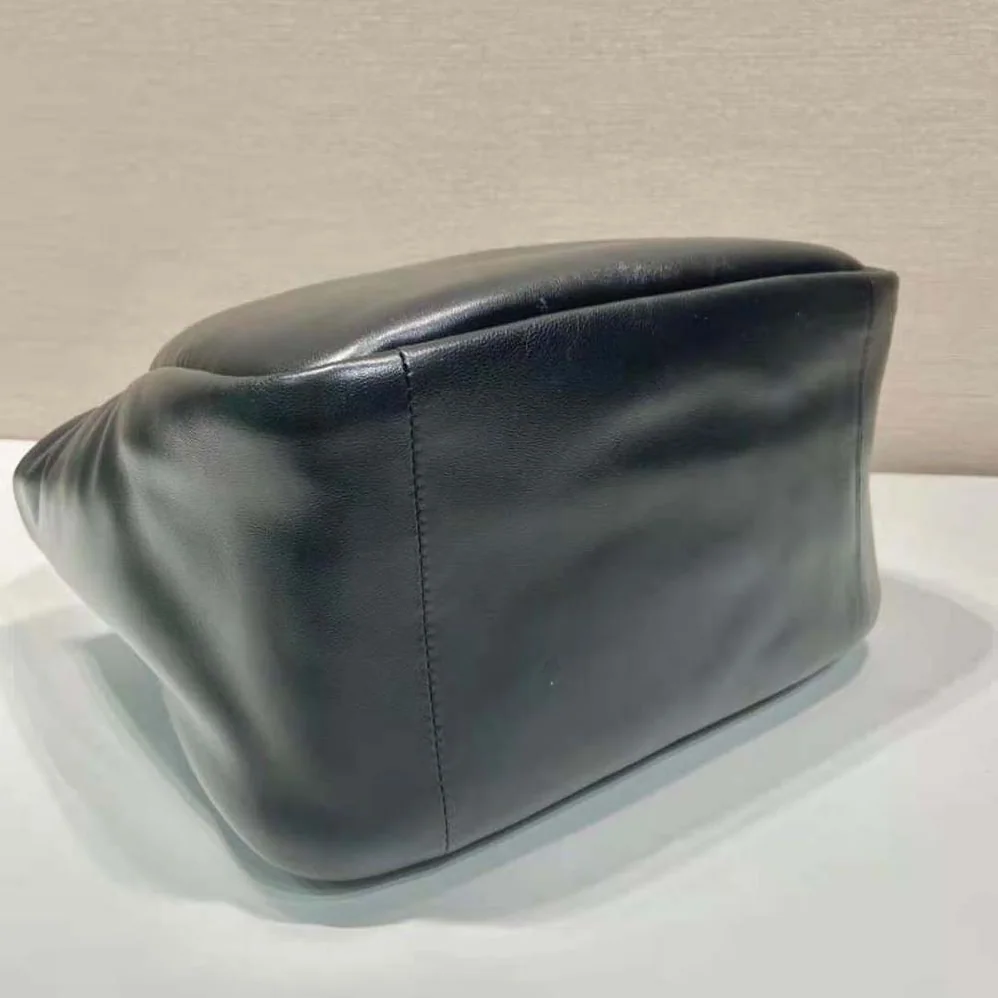Prada Medium Padded Prada Soft Nappa Leather Bag for Women in Black Prada Medium Padded Prada Soft Nappa Leather Bag for Women in Black