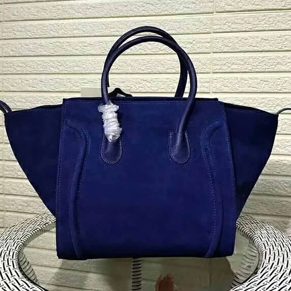Celine Medium Luggage Phantom Bag in Baby Calfskin Leather in Blue Celine Medium Luggage Phantom Bag in Baby Calfskin Leather in Blue