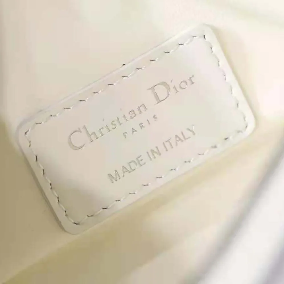 Dior Small Diortravel Nomad Pouch Latte Macrocannage Calfskin for Women