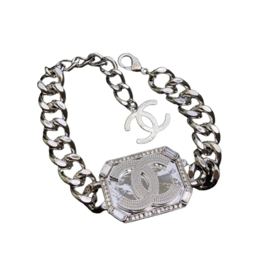 Chanel Perfume Bracelet Silver