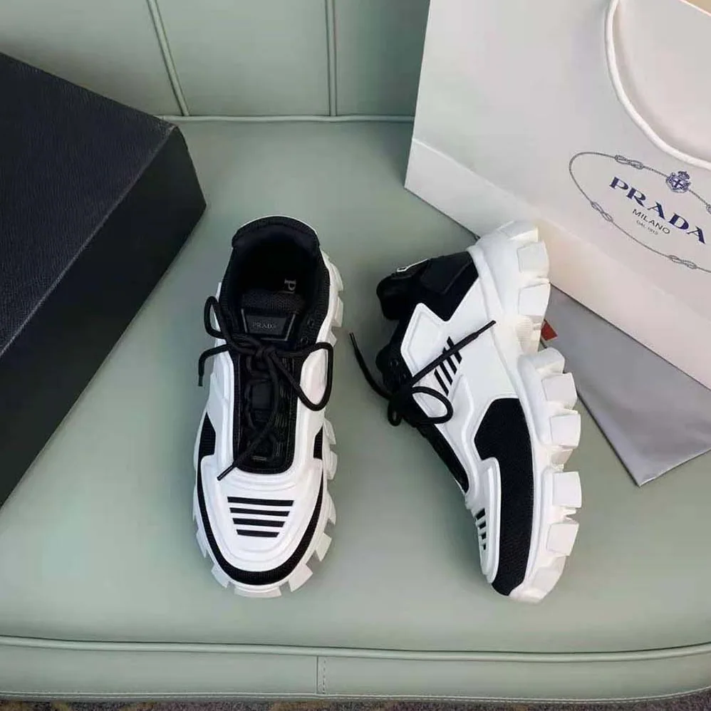 Prada Cloudbust Thunder Sneakers for Women in Black