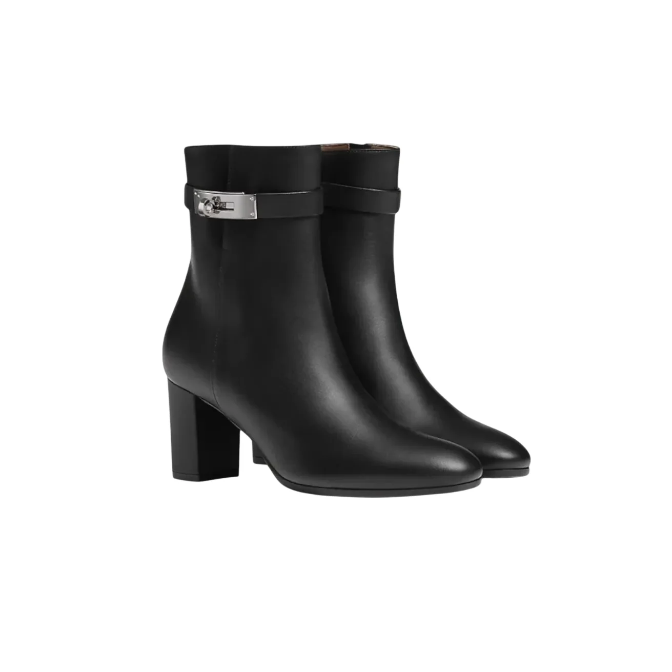 Hermes Saint Germain Ankle Boots Noir