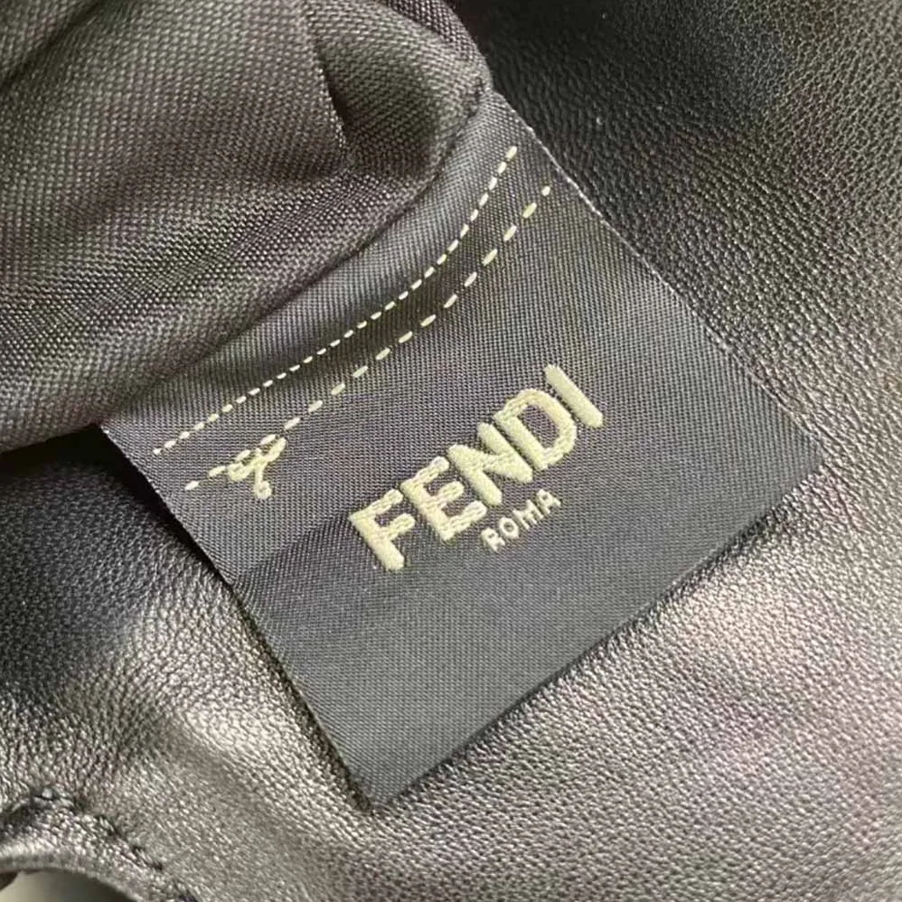 Fendi Baguette Black Calf Leather Bag for Men