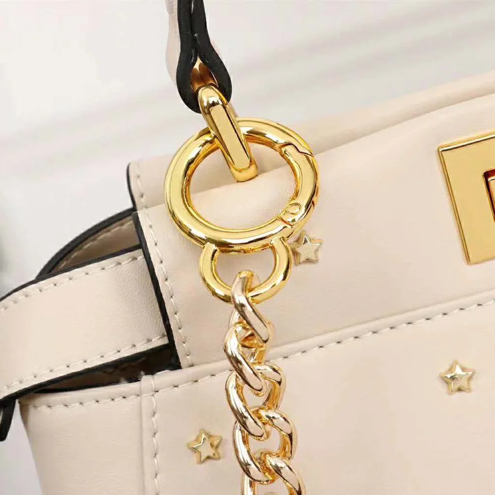 Fendi Peekaboo XS Leather Mini-Bag for Women in White