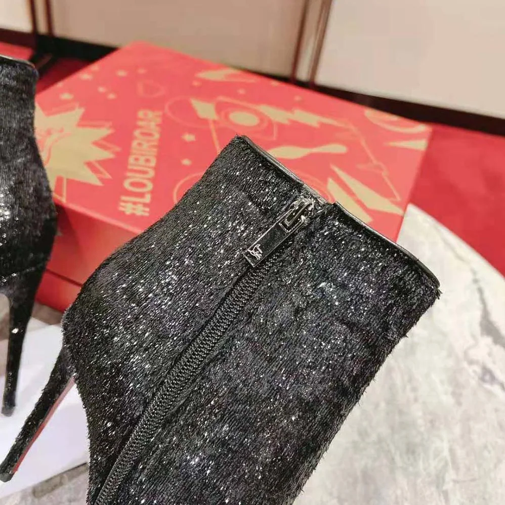 Christian Louboutin So Kate Booty 100 mm Heel Height for Women in Black Christian Louboutin So Kate Booty 100 mm Heel Height for Women in Black