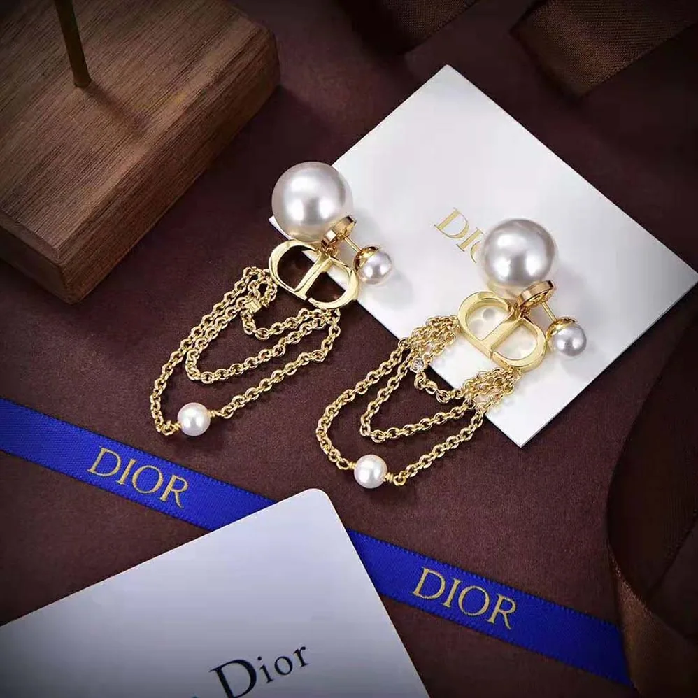Dior Tribales Earrings Gold for Women in Finish Metal