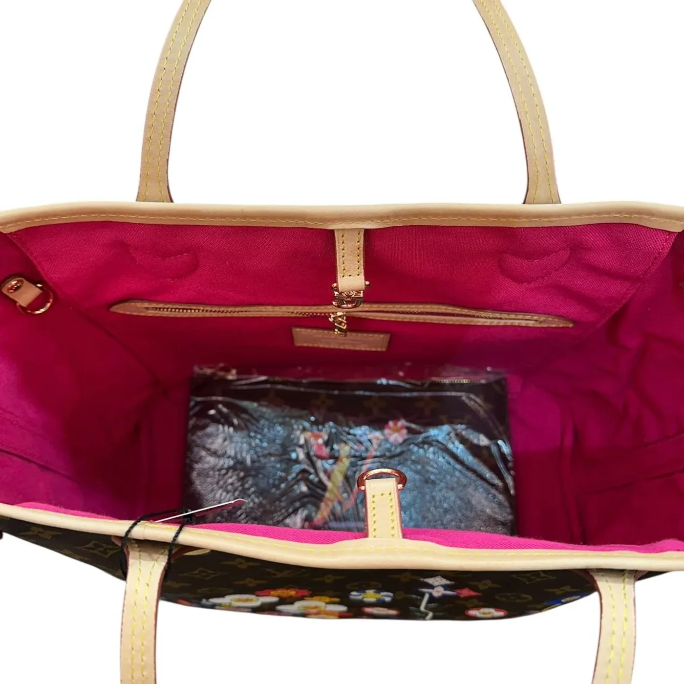 Floral Monogram Neverfull MM Tote Bag | Urban Valore