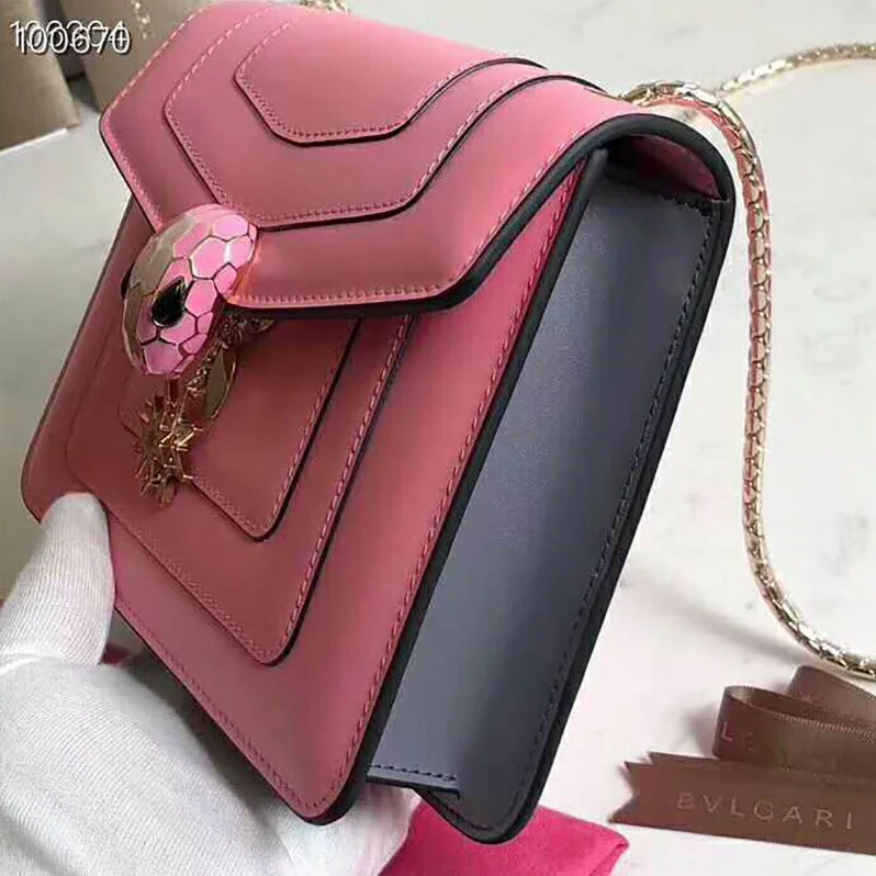 Bvlgari Serpenti Forever in Calf Leather for Women in Pink