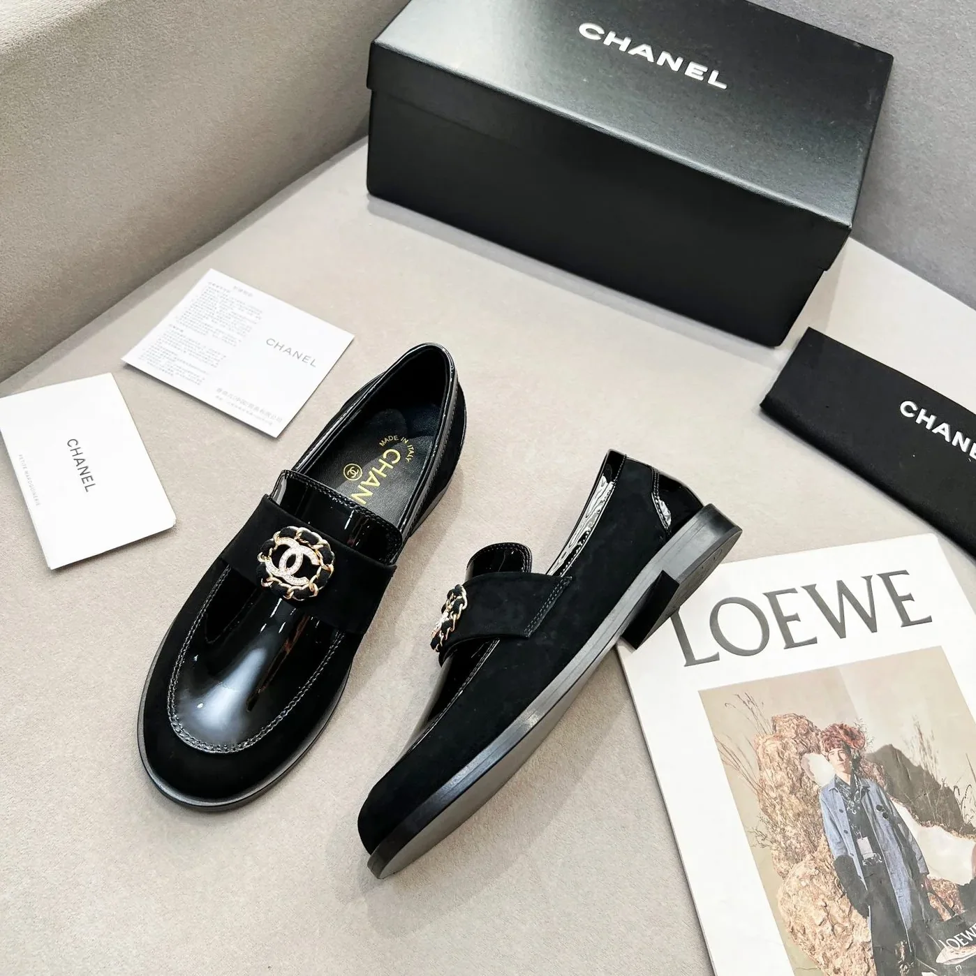 Chanel Loafers Black for Women