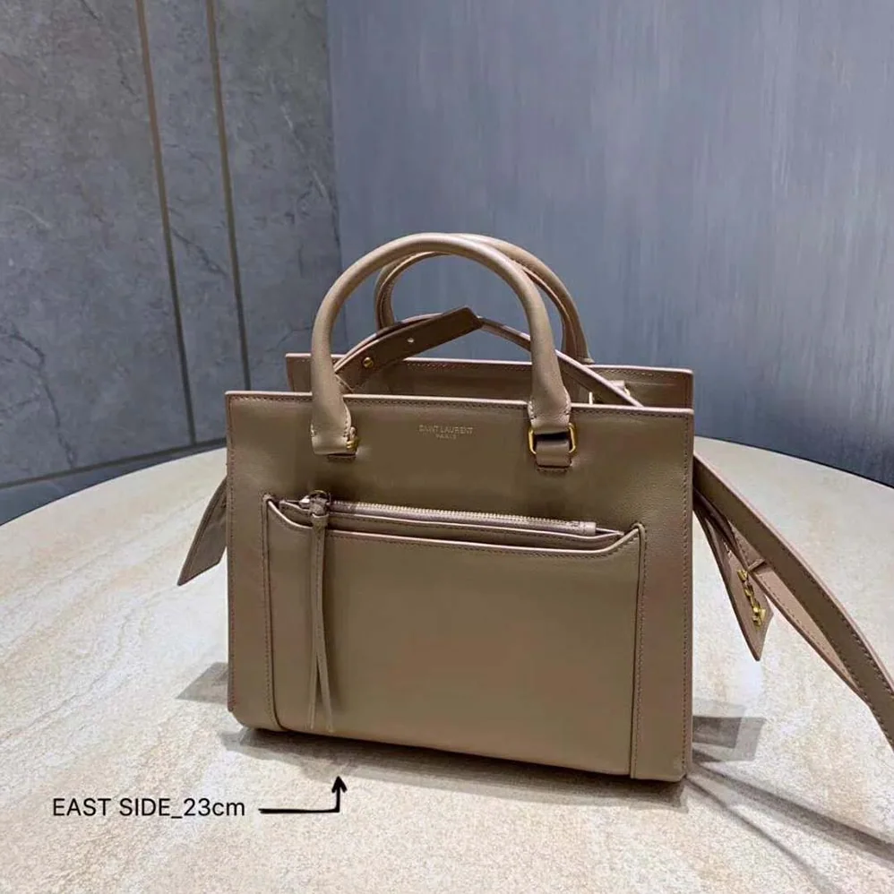 Saint Laurent YSL East Side Small Tote Bag Smooth for Women in Sandy