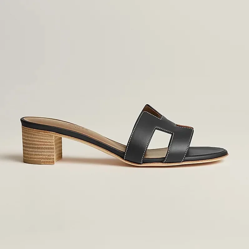 Hermes Oasis Sandals Noir