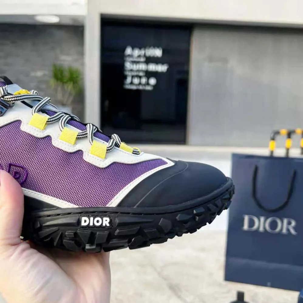 Dior Diorizon Hiking Shoe Black Technical Mesh and Rubber for Men