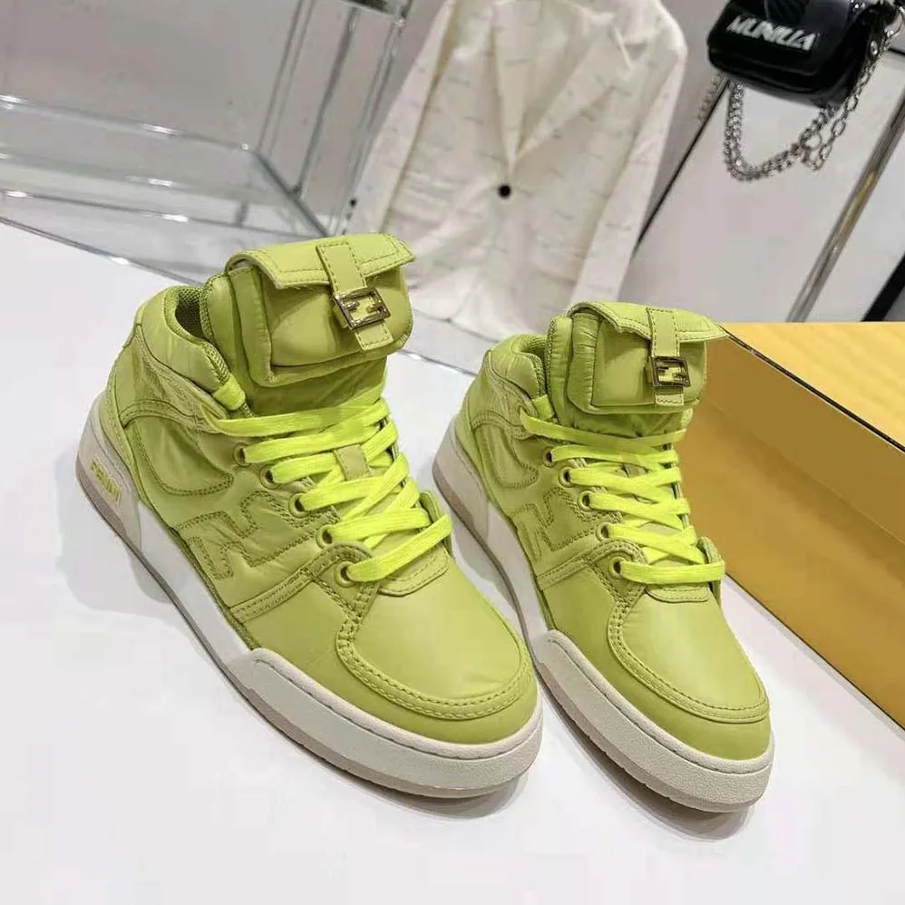 Fendi Match Acid Green Nylon High for Unisex in Tops Fendi Match Acid Green Nylon High for Unisex in Tops