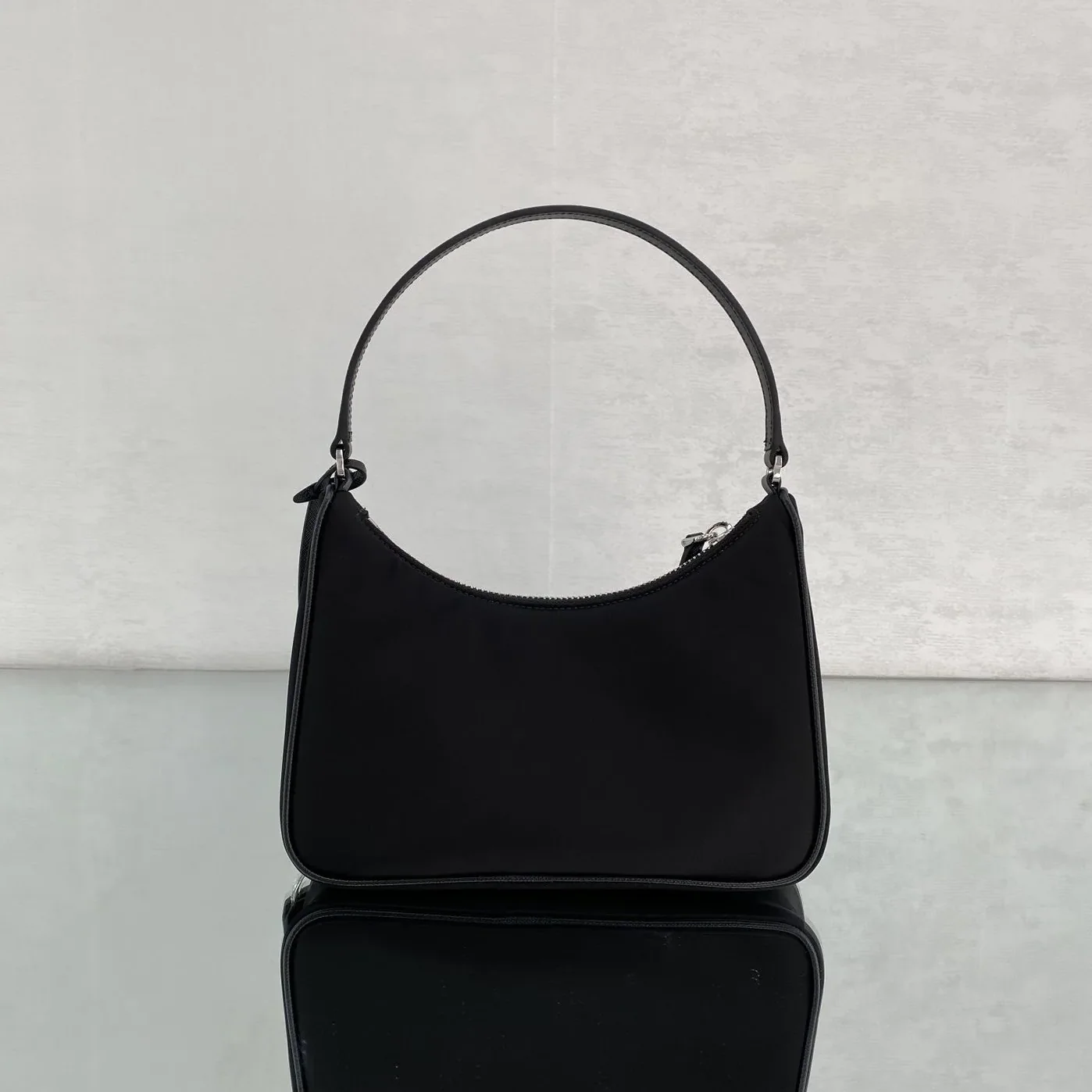 Prada Re- 2005 Re in Nylon Mini Bag Black