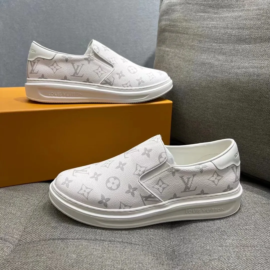 Louis Vuitton Beverly Hills Slip On White