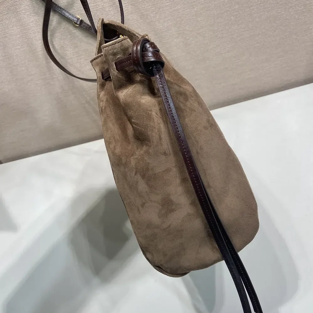 Prada Carry Medium Suede Tote Bag for Women Prada Carry Medium Suede Tote Bag for Women