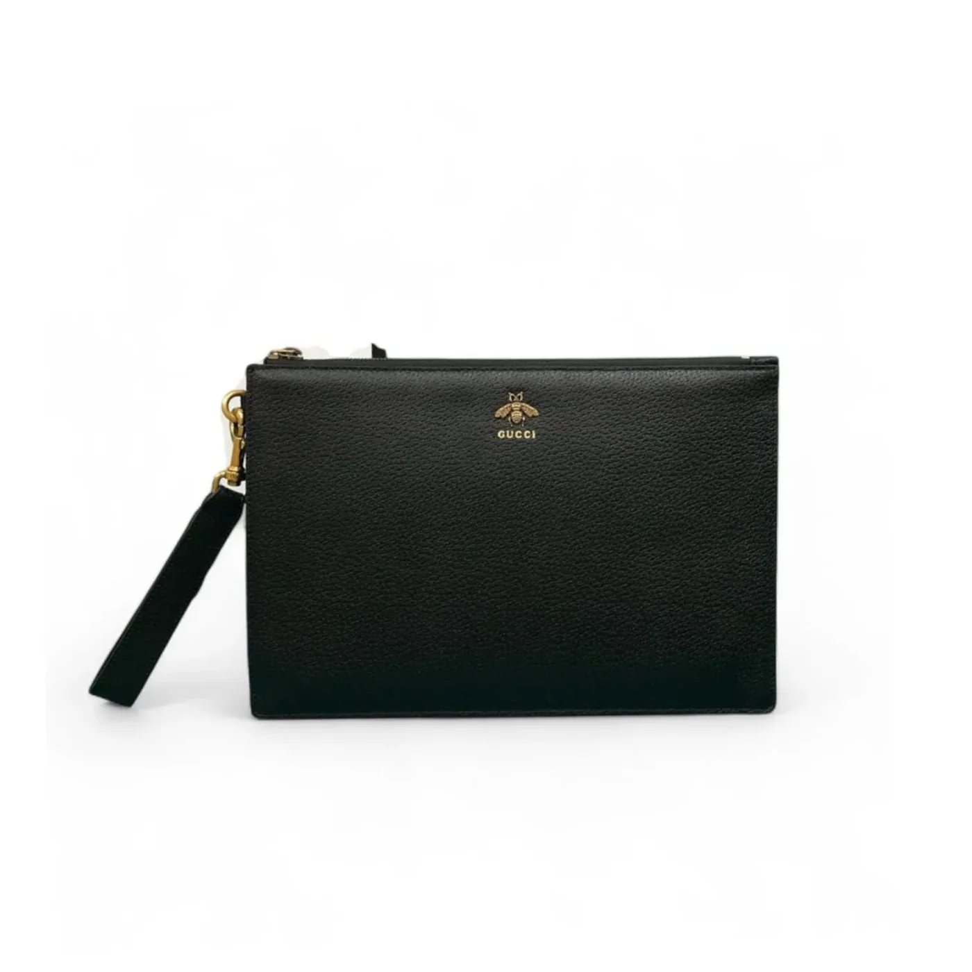 Gucci Animalier Pouch Black with Bee Detail , Pouch / GG for Men Gucci Animalier Pouch Black with Bee Detail , Pouch / GG for Men