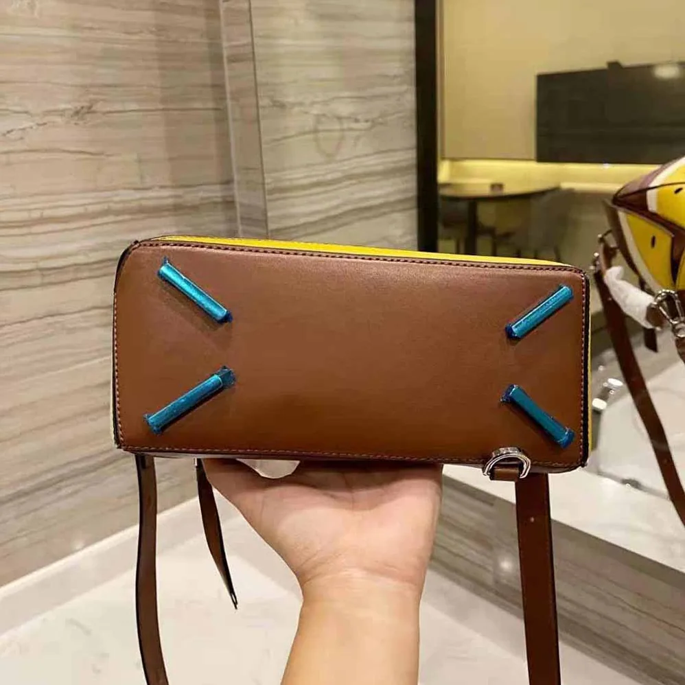 Loewe Passion Fruit Mini Puzzle Bag in Classic Calfskin for Women