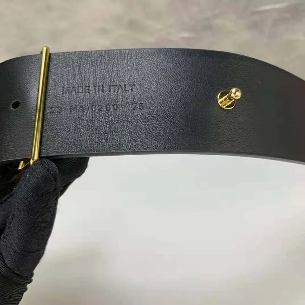 Dior 30 Montaigne Belt Black Smooth Calfskin, 40 MM for Women