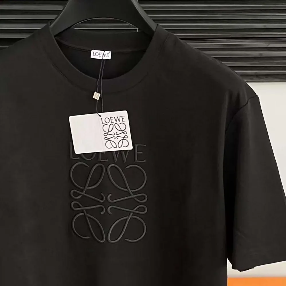Loewe Oversize Fit T-shirt in Cotton for Men in Black Loewe Oversize Fit T-shirt in Cotton for Men in Black