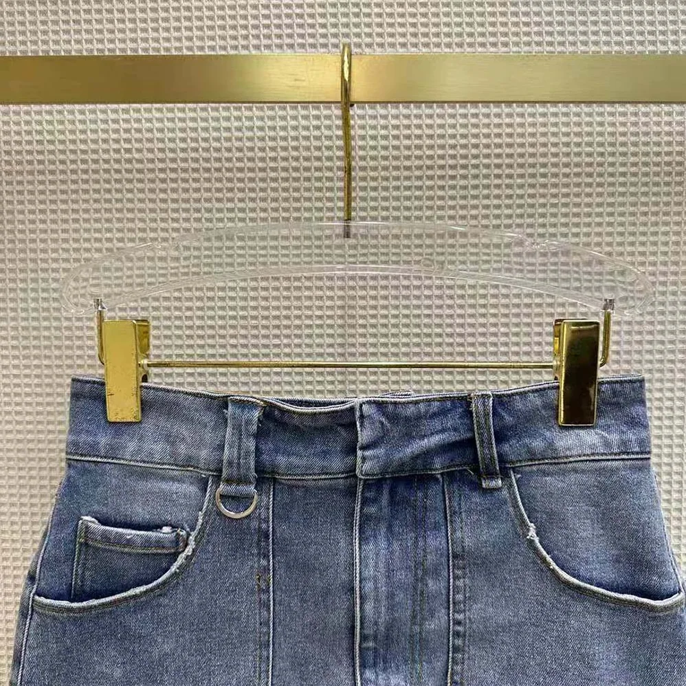 Fendi Blue Denim Skirt with a Medium for Women in Low Waistline