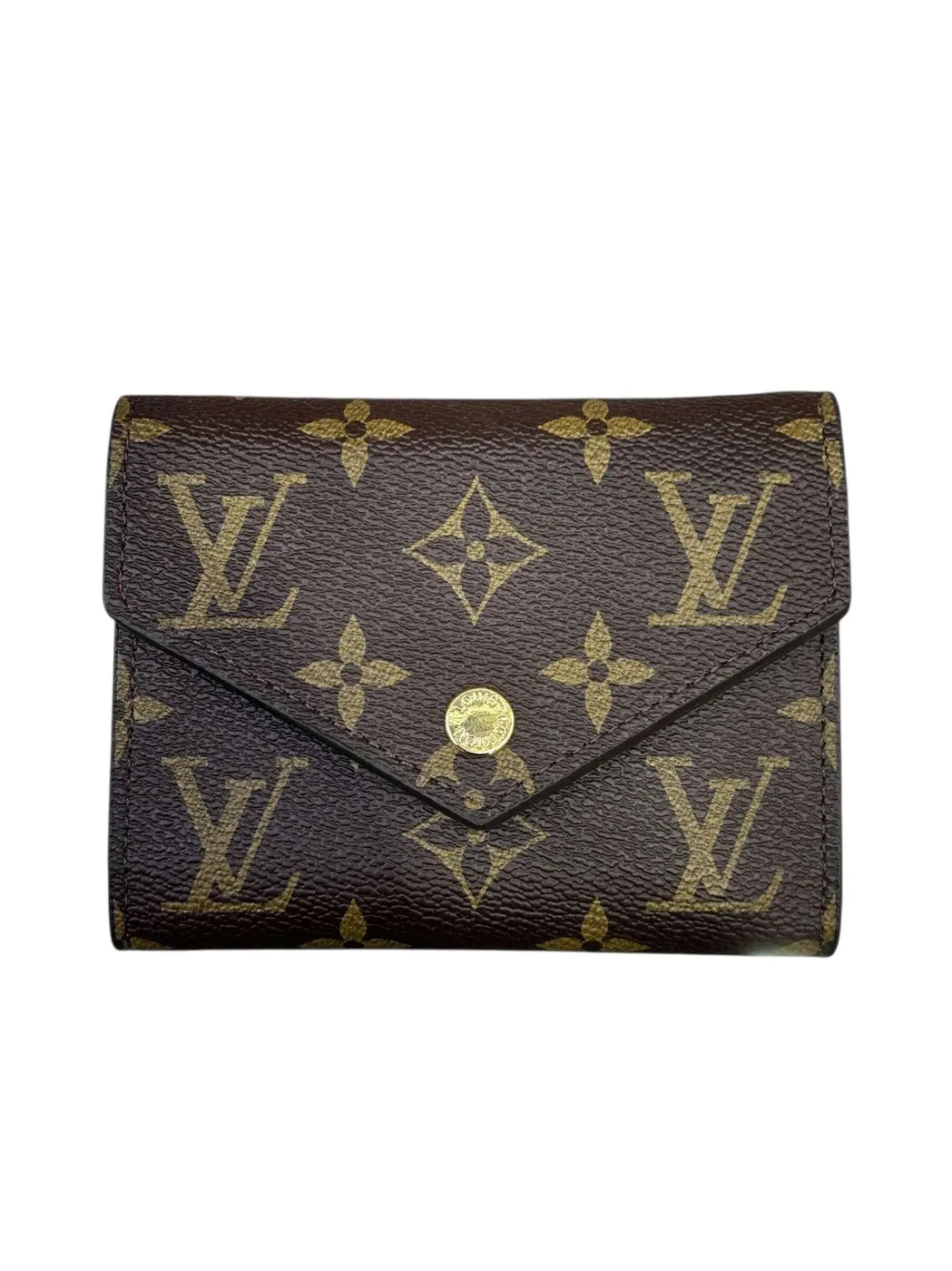 Victorine Wallet Red Monogram Canvas