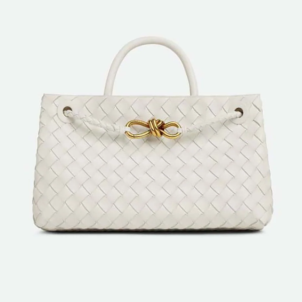 Bottega Veneta Small East/West Andiamo for Women in White