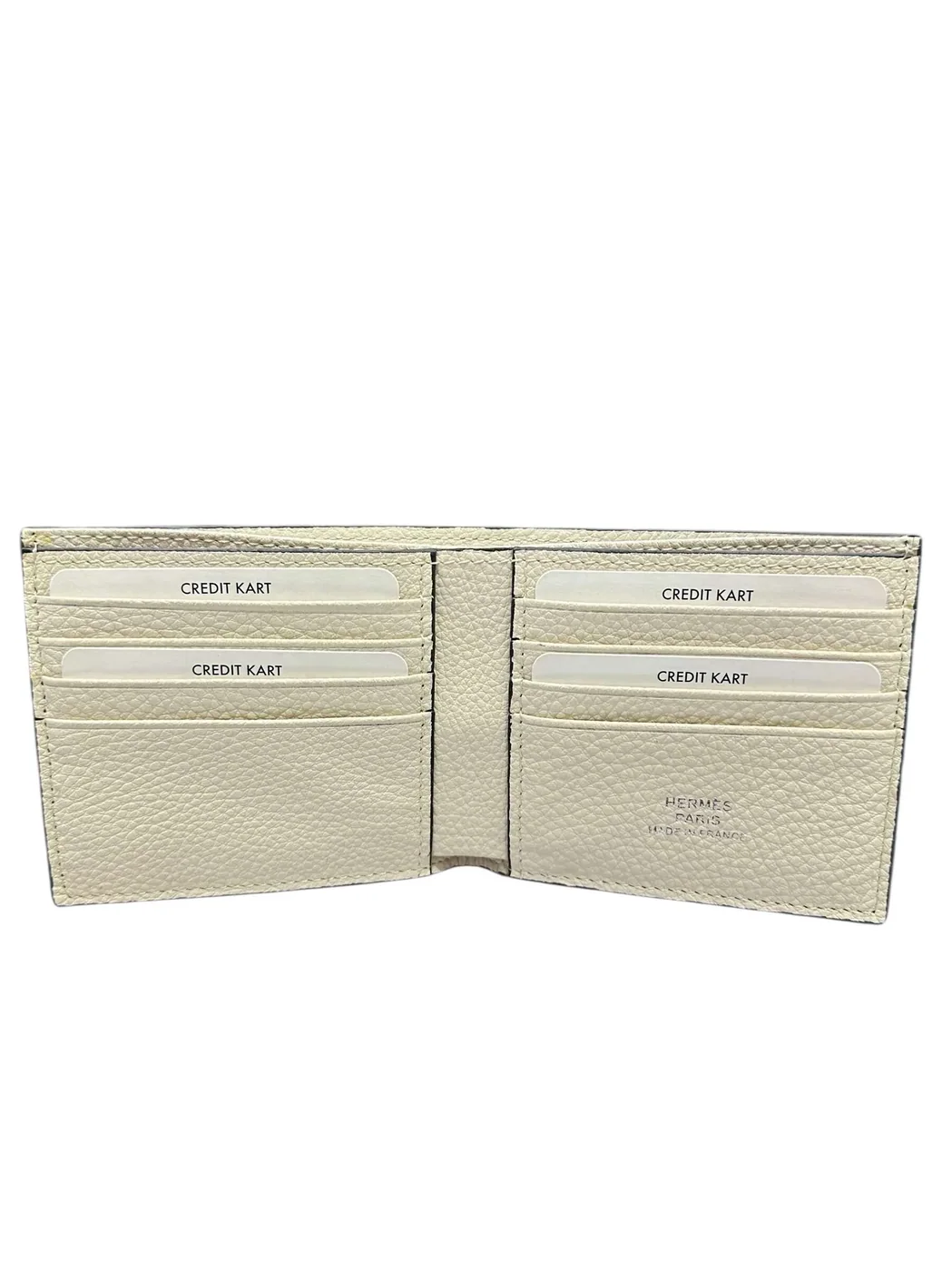 Amazing White Leather Wallet for Men's