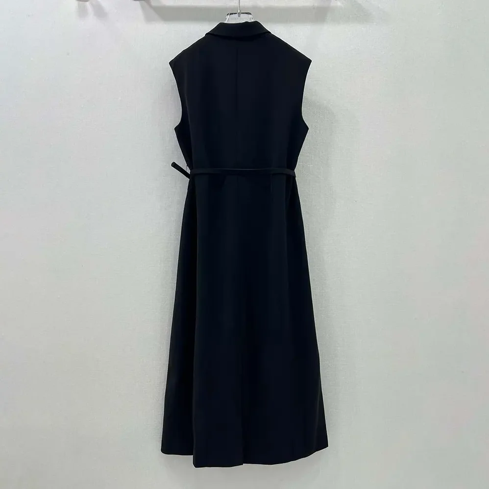 Dior Mid-Length Blazer Dress Black Virgin Wool and Cotton Bouclé for Women Dior Mid-Length Blazer Dress Black Virgin Wool and Cotton Bouclé for Women