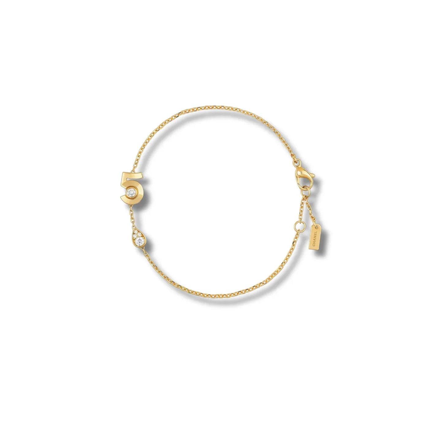 Chanel Extrait De N°5 Bracelet Yellow Gold