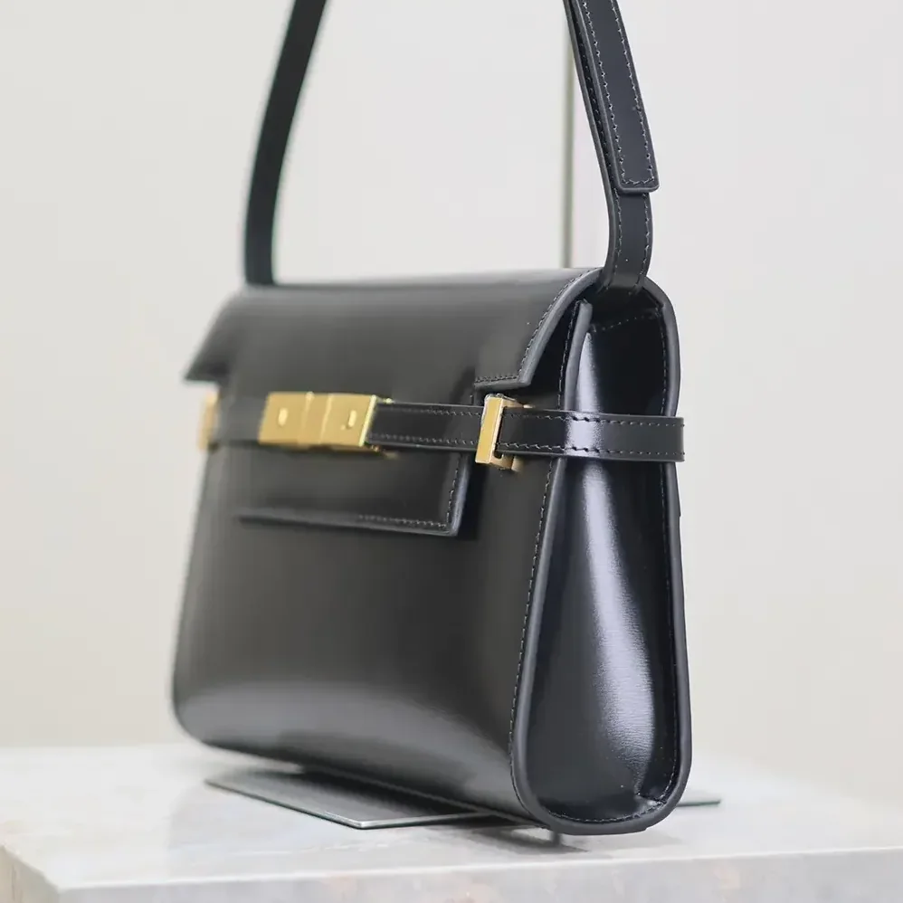 Saint Laurent YSL Manhattan Small in Box Saint Laurent for Women in Black Saint Laurent YSL Manhattan Small in Box Saint Laurent for Women in Black