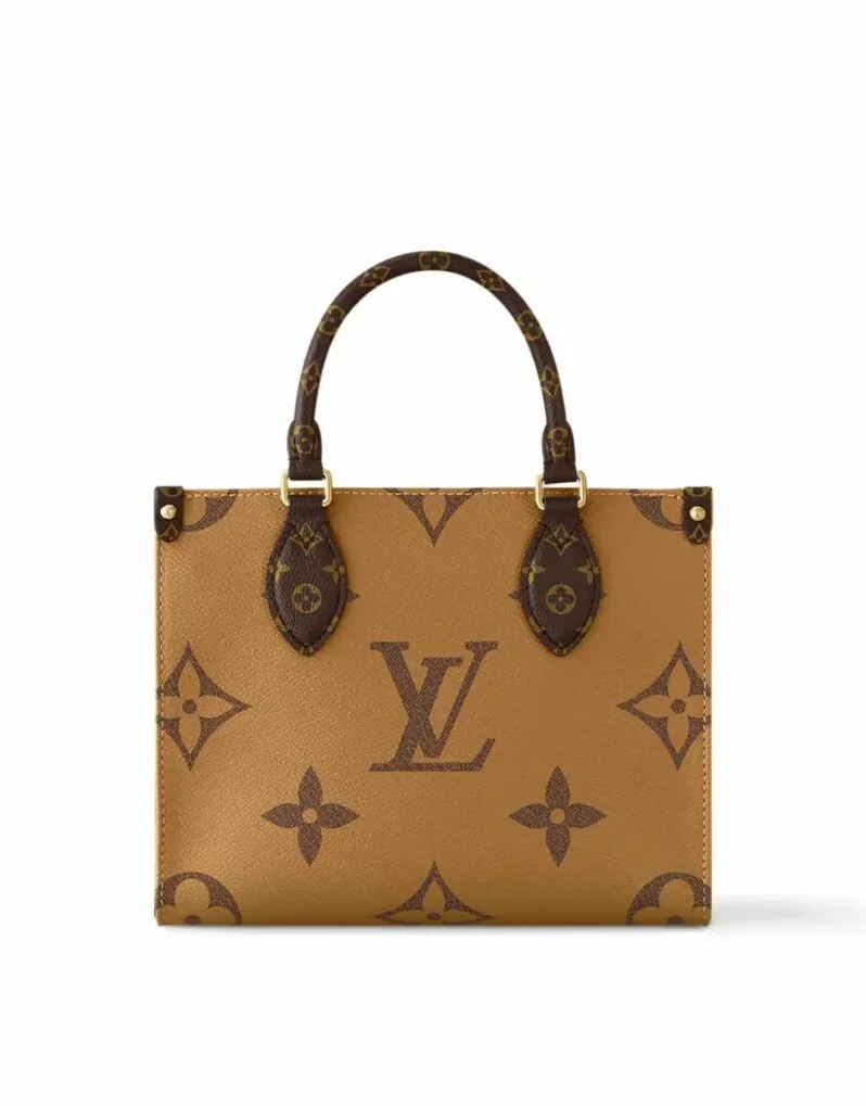 Louis Vuitton OnTheGo PM Tote Bag Brown / Louis Vuitton OnTheGo PM Tote Bag Brown /